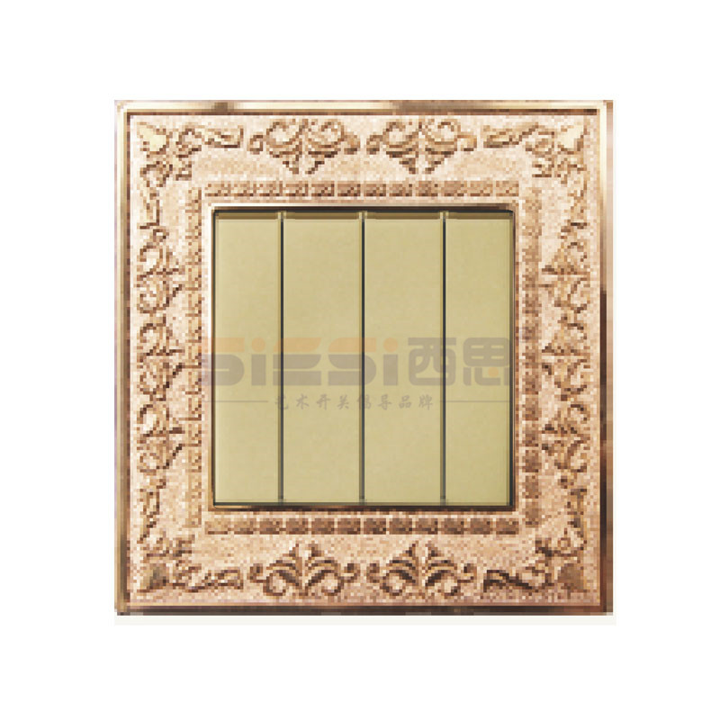 10A四位单控开关